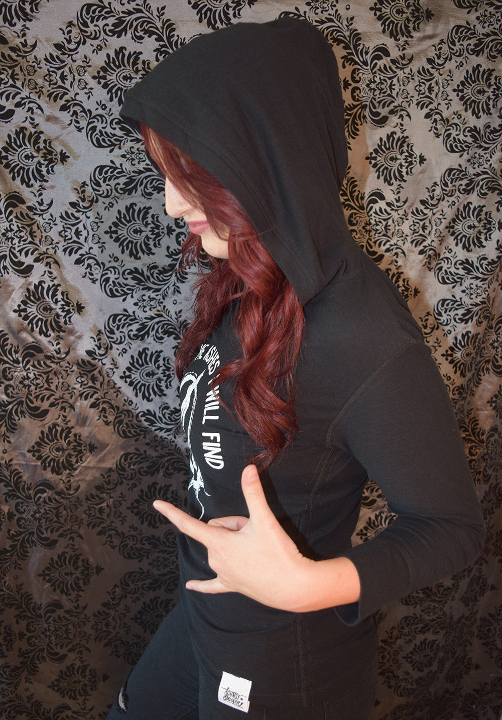 "FROM THE ASHES" Women's Hooded Tee